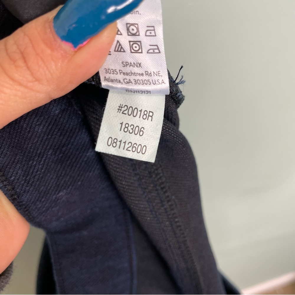 Spanx Jean Ish Ankle Leggings Twilight Rinse Size XL - Picture 7 of 9